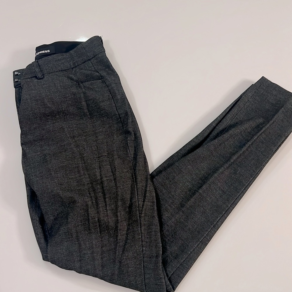Express Dark Grey Dress Pants